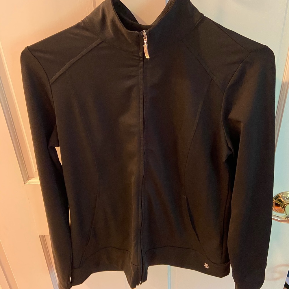 Barely worn long sleeve athletic jacket w/ zipper